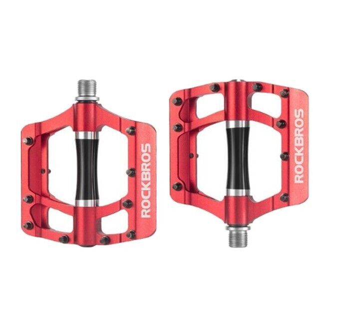 9/16″ Bike Pedals MTB Road Bicycle Aluminum Alloy Metal Sealed Bearing Non-Slip