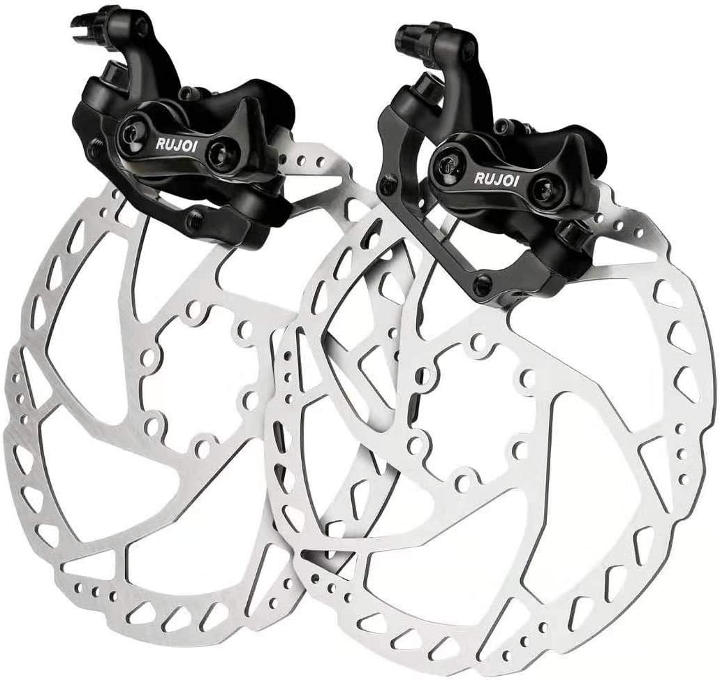 Bike Disc Brake Kit, Aluminum Front and Rear Caliper, 160Mm Rotor, Mechanic Tool