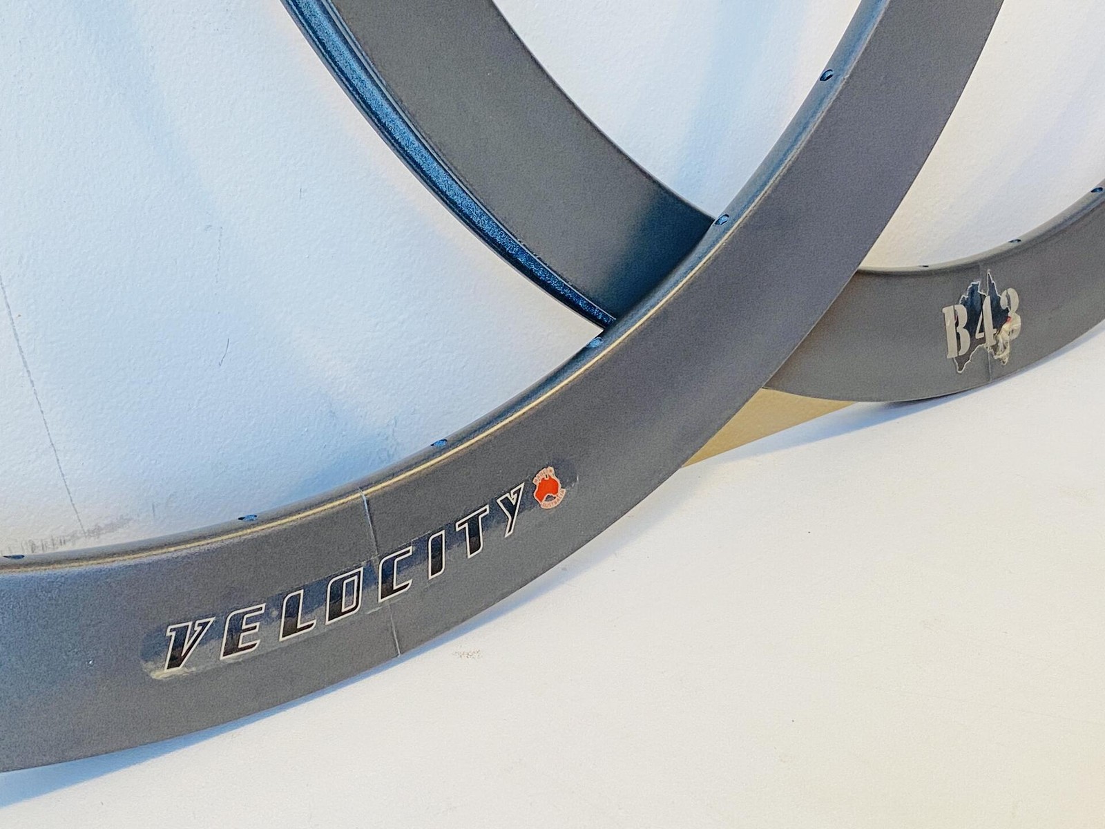 Velocity B43 700c Rim Set 32h Halo Reflective NMSW – Made in Australia