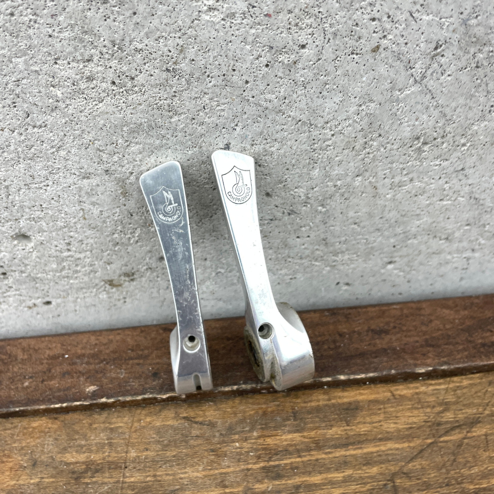 Vintage Campagnolo Syncro Shifter Set Down Tube Braze On Index Shifter Record A4