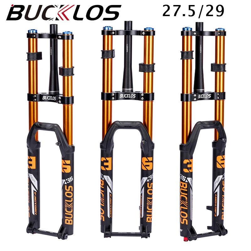 27.5/29 Inch 180mm Travel MTB Bicycle Air Suspension Fork Double Shoulder Frok