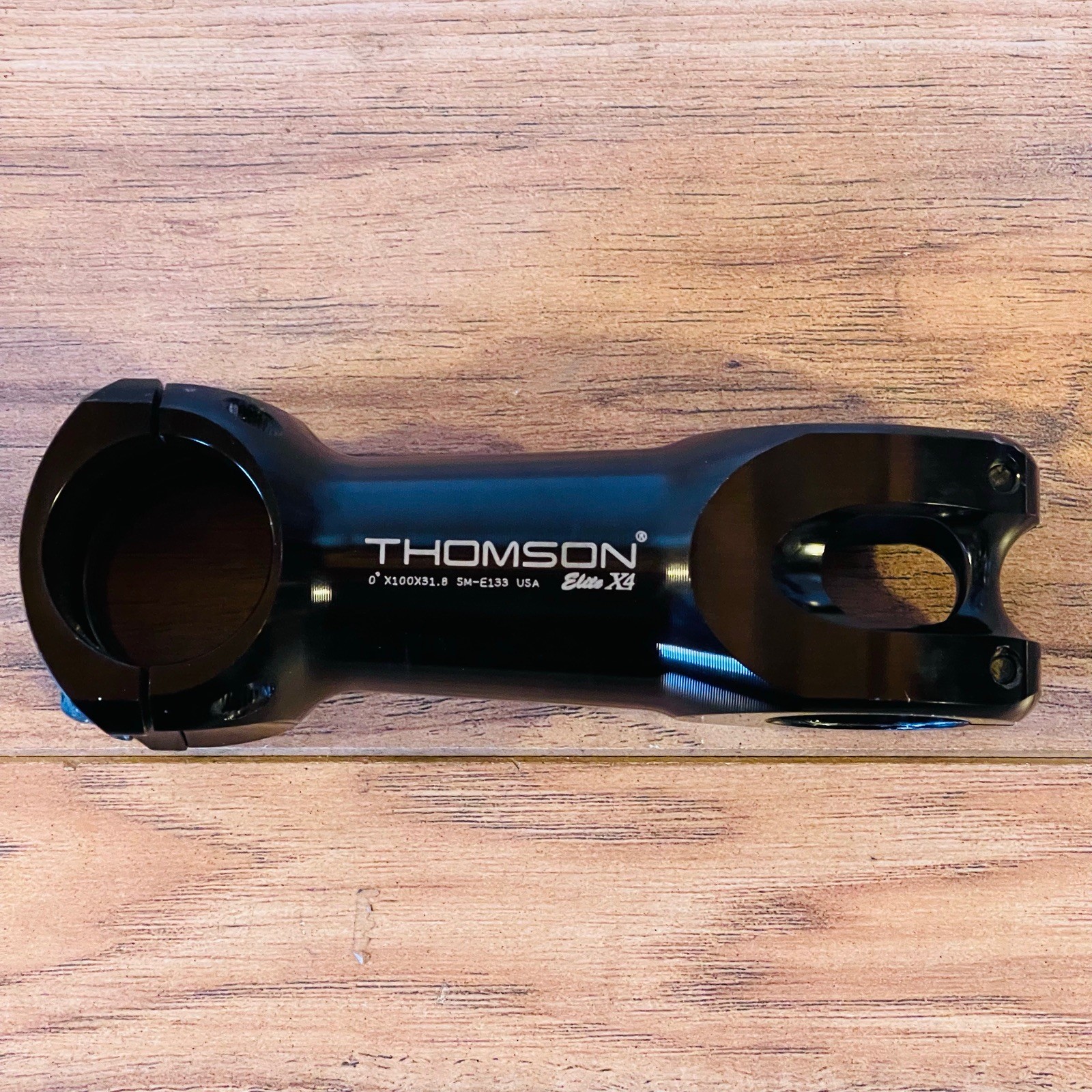 Thomson Elite X4 MTB Stem  1 1/8 Threadless 100 0 Degree 31.8 Black