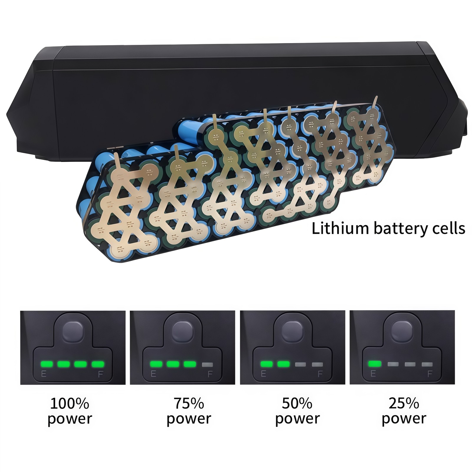 48v 20ah Replacement Battery Down Tube Battery E-bike Lithium Battery Pack
