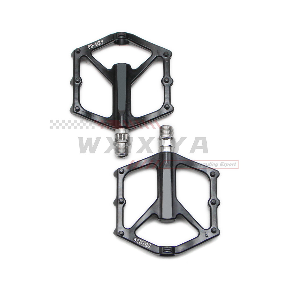 Mountain Bike Pedal Bearing Sealed MTB Cycling Flat Platform Aluminum 9/16″ L+R