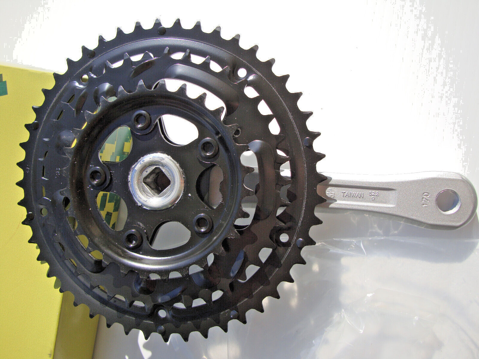 NOS Suntour Sakae SR XR100 MTB Bicycle Crank Set Tripple Trek Fuji Sugino 1990s