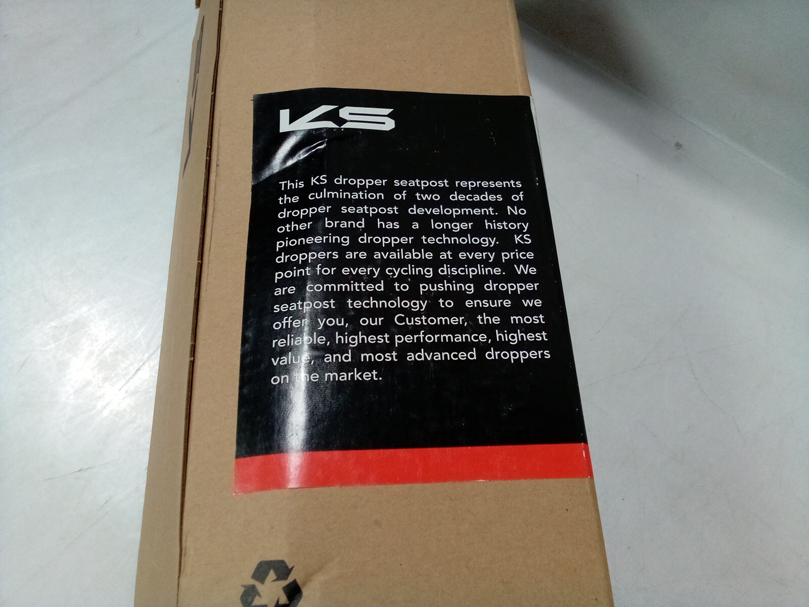 KS eTEN-i Dropper Seatpost – 31.6mm, 100mm, Black