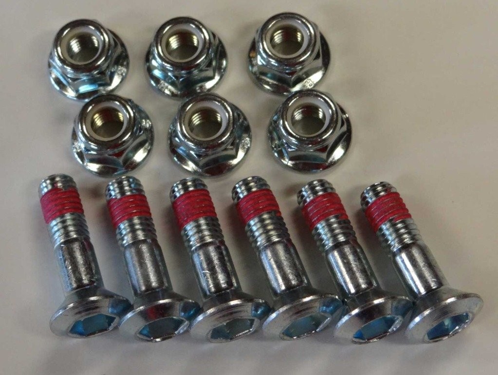 250pc Specbolt KXF 250 PIECES FACTORY SIZE HARDWARE, BRILLIANT SILVER ZINC