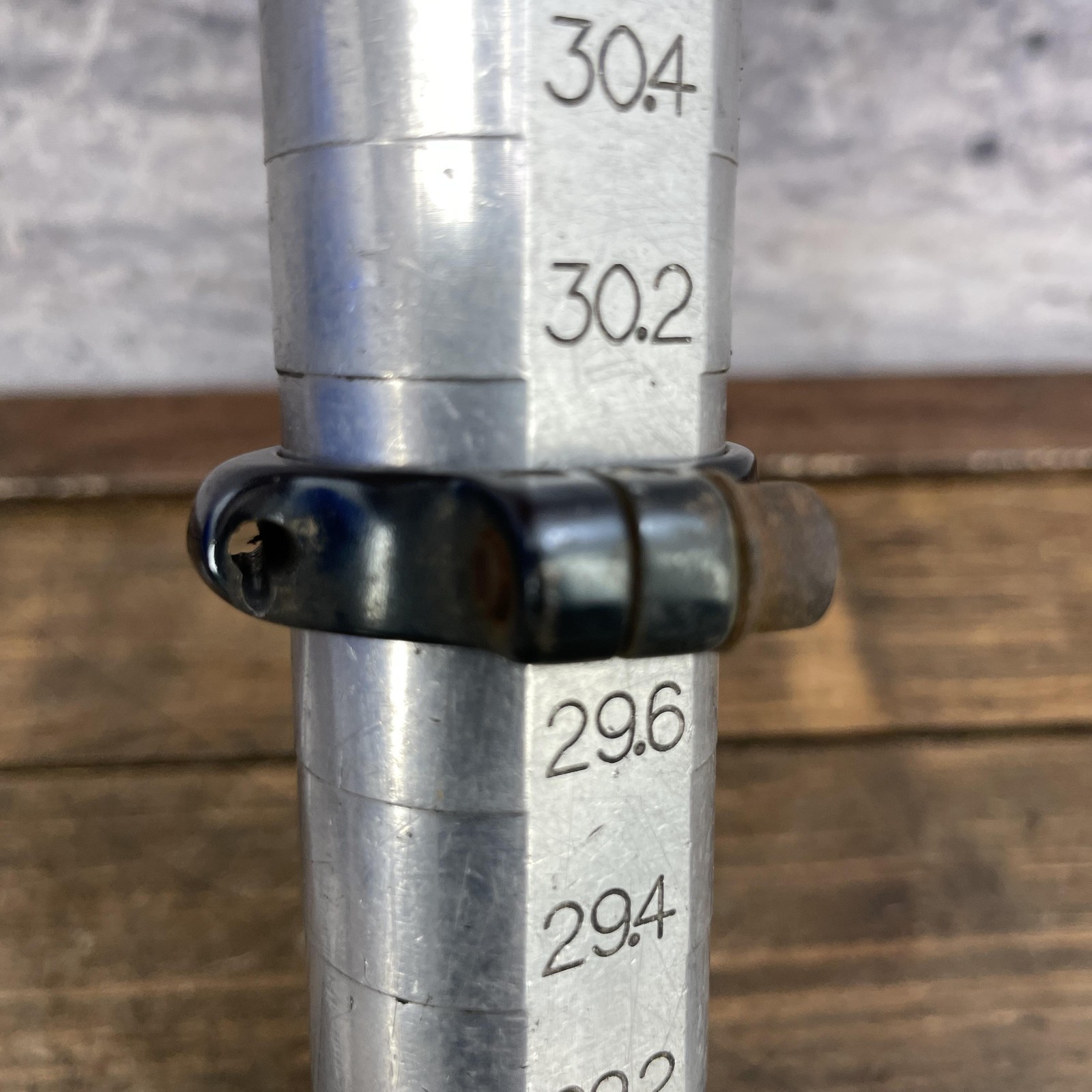 Vintage Kona Cable Stop Seatpost Clamp Black 10g Alloy MTB Bike