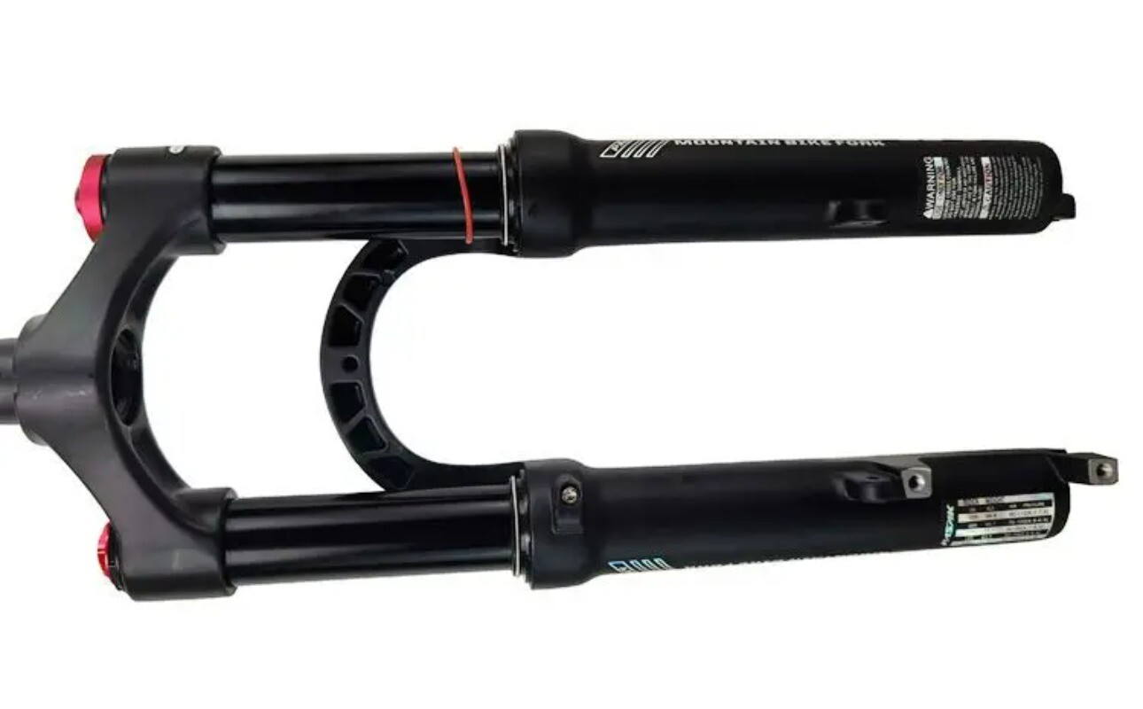 20 24 Inch Mountain Bike Front Fork Air Fork Disc Brake 100mm QR Bicycle Froks