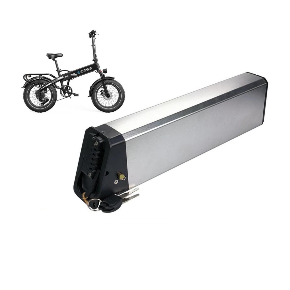G-force T42 Folding Electric Bike Battery 48V 20Ah Li ion Ebike Batteries Pack