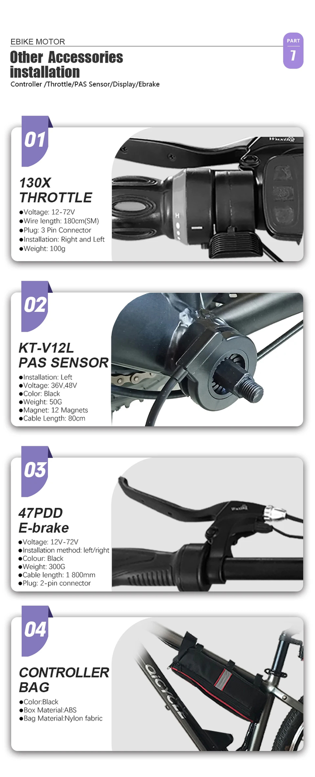 48V 1000W-5000W 20 24 26in Snow Fat Tire Electric Bike Brushless Rear Hub Motor