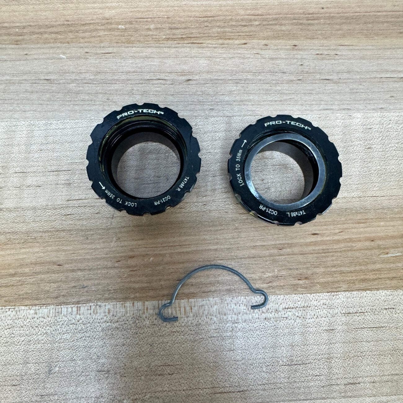 New! Campagnolo Ekar ProTech Threadfit T47 86x47mm Bottom Bracket Cups