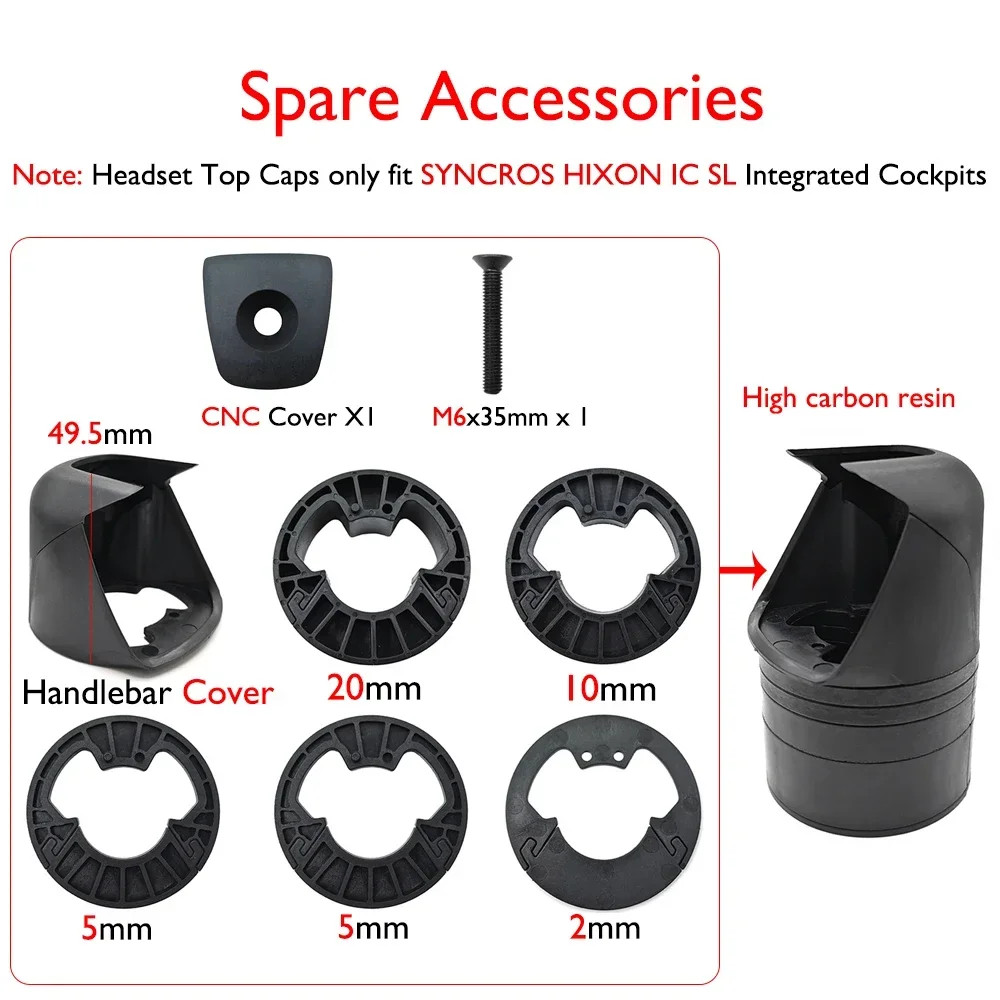 Full Carbon Fiber Bicycle Riser Flats Handlebar Integrated Cockpit MTB Handlebar