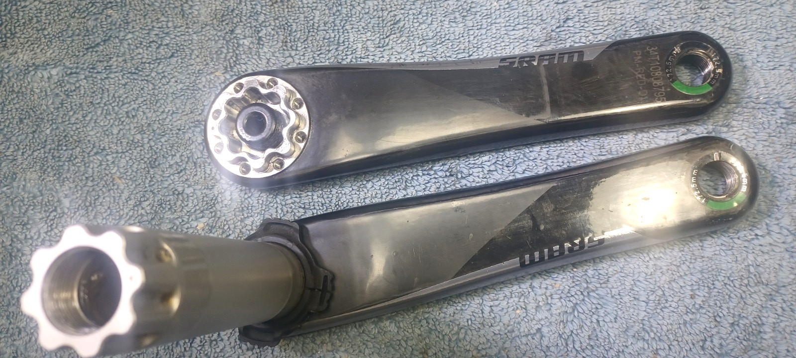 used, SRAM Red D1 DUB 172.5mm Crankset