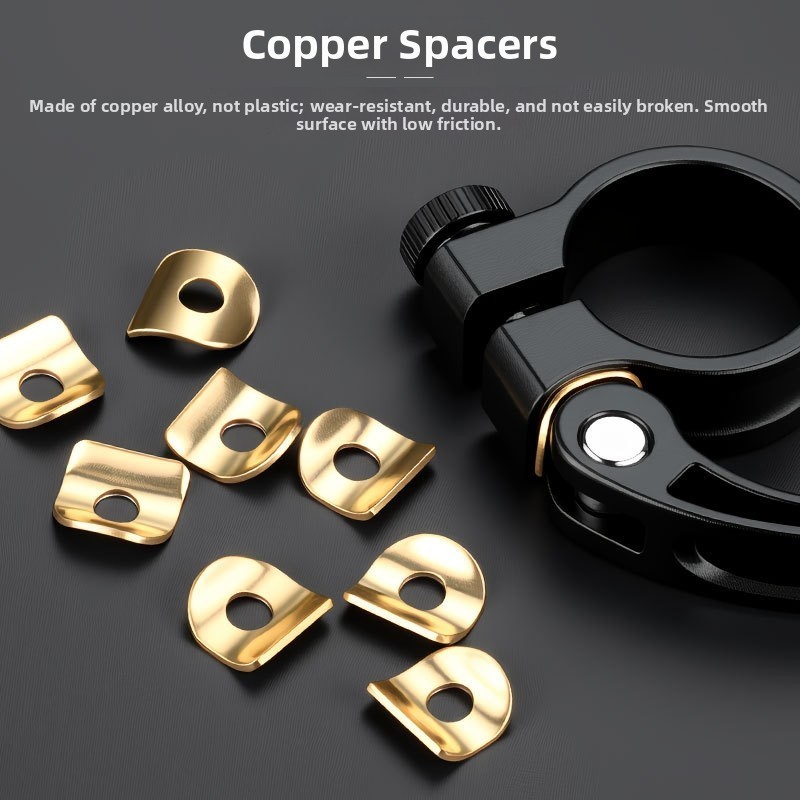 Seat Post Quick Release Clamp with Copper Washer 28.6 31.8 34.9mm Metal