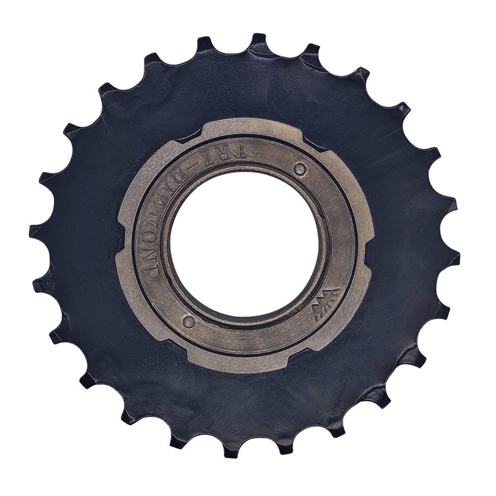 3-Speed Bike Freewheel Black 18T 21T 24T 9.85×9.85×1.55cm for Spin Hub