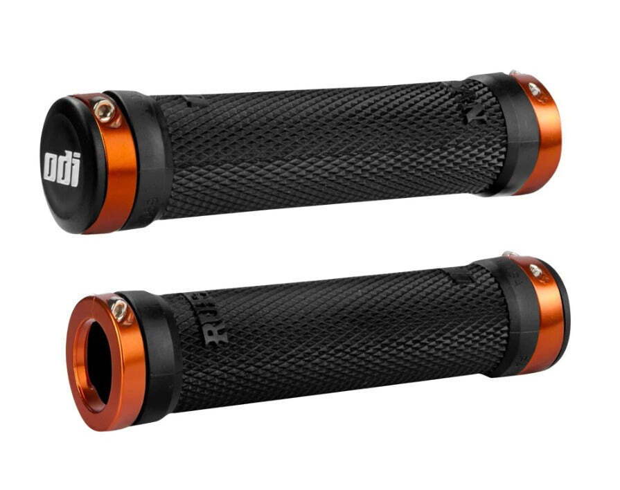 ODI RUFFIAN LOCK-ON MOUNTAIN BIKE GRIPS 130MM MTB NEW MULTICOLOR