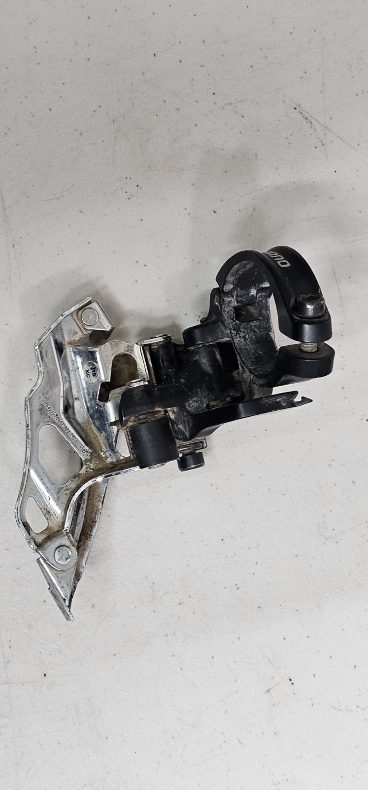 Shimano Deore XT FD-M786 Front Derailleur Clamp-On Dual Pull 2×10 10-Speed