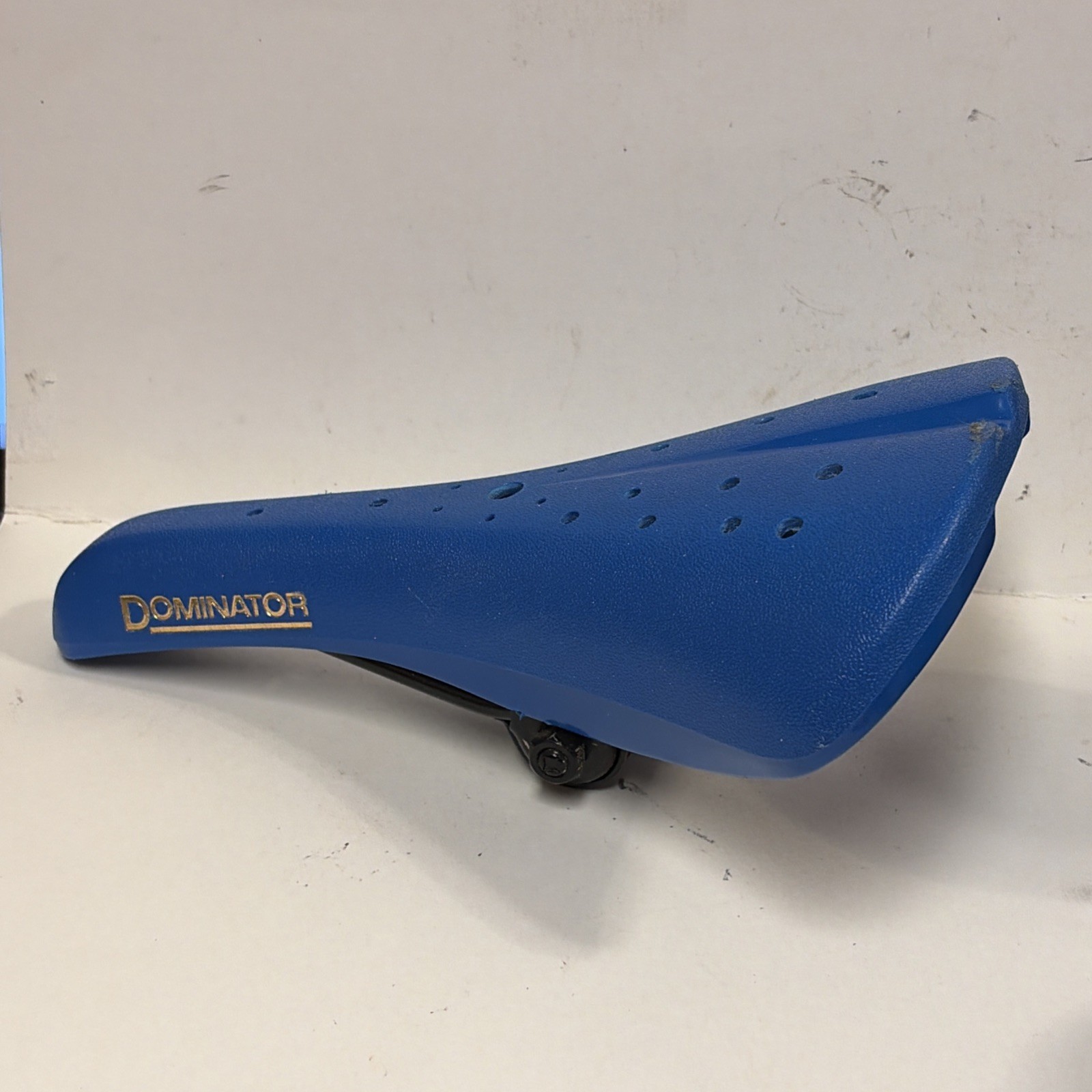BLUE Viscount Dominator BMX Bicycle Seat Old School Hard Shell saddle A74