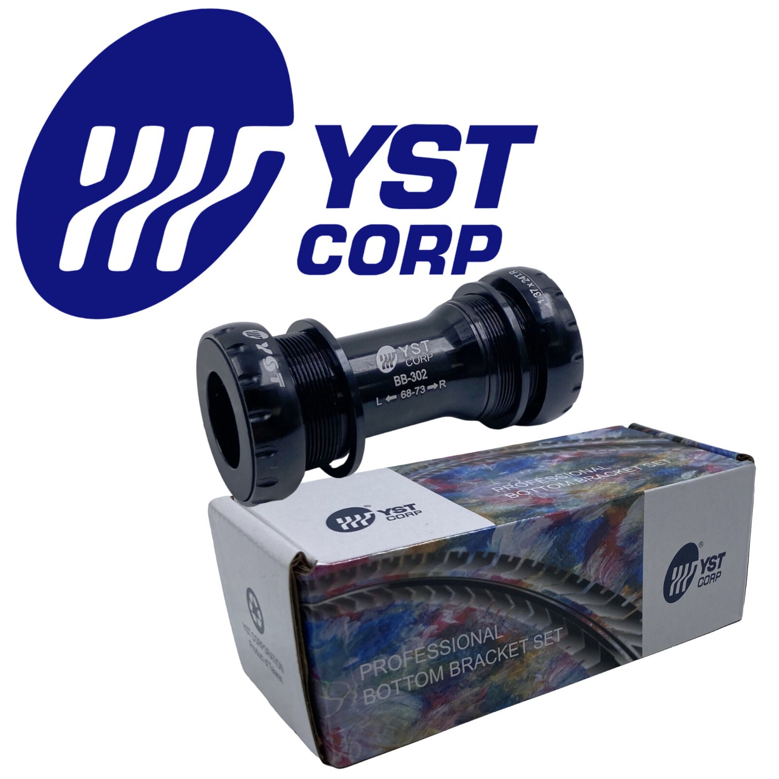 YST BB-302 Threaded External 68mm Bottom Bracket Shimano or GXP Sram