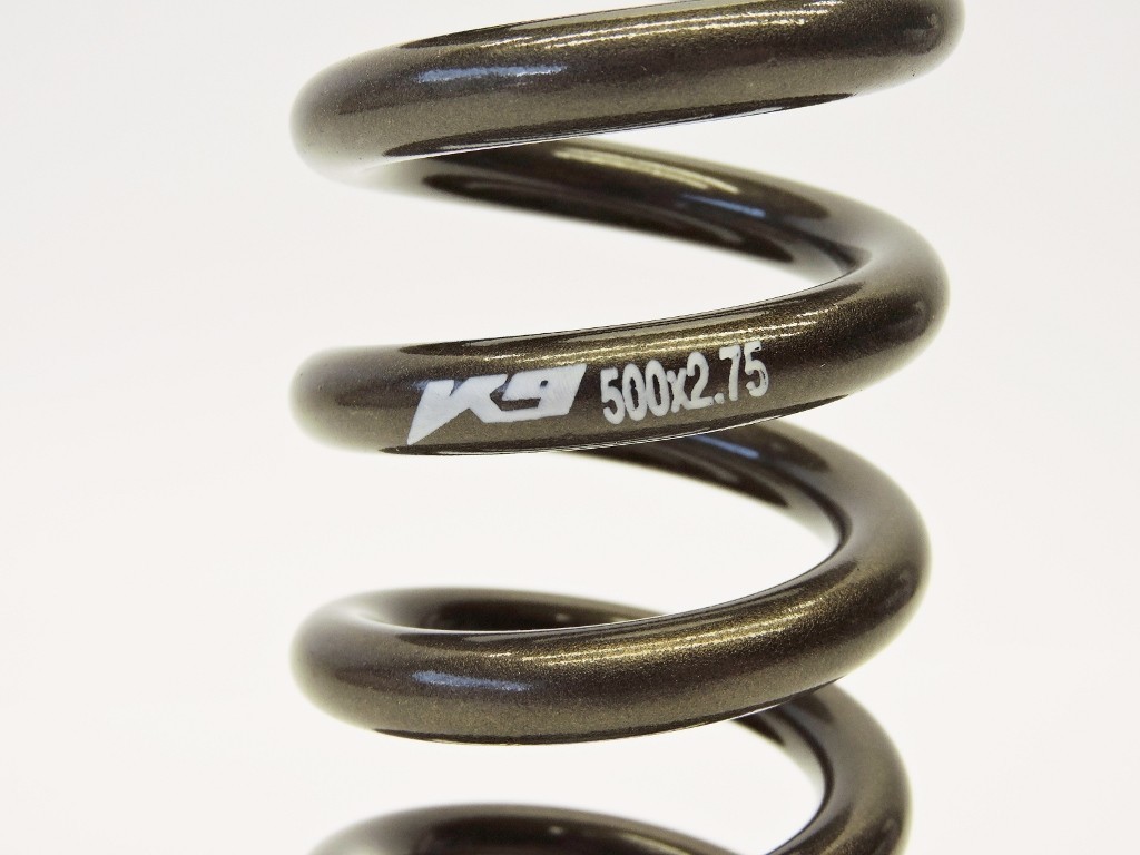 K9 500 x 2.75 Spring RACE STEEL 150mm 530g Champagne for FOX and Rock Shox NEW