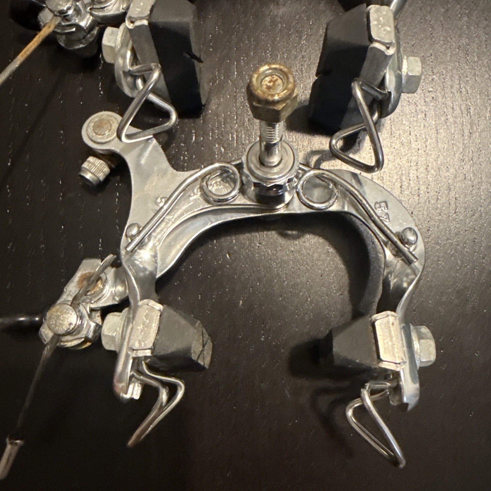 Shimano 600 Arabesque Vintage Brake Caliper Set Front Rear Nutted