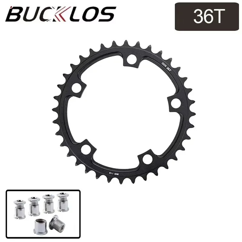 Ultralight Double Chainring for Road Bike 110BCD 50-34T 52-36T 53-39T Bicycle Cr