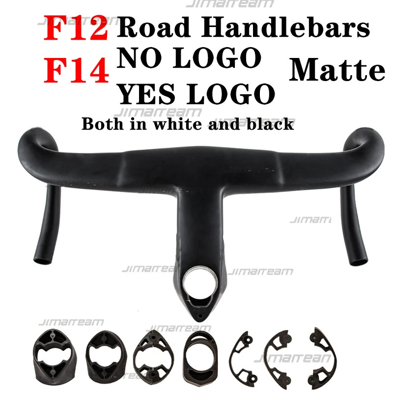 380-440mm Carbon Road Bike Handlebars for F12 Aero Road Bike Integrated Drop Bar