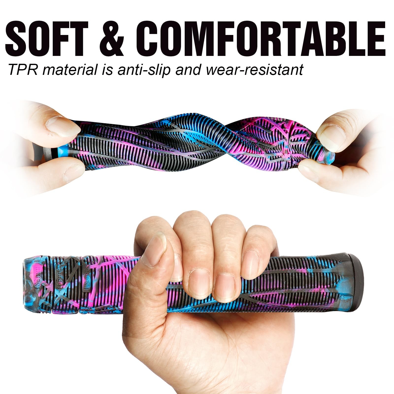 Pro Scooter Grips Soft Longneck 150/165/180mm with Easy Cutting Lines for Pro…
