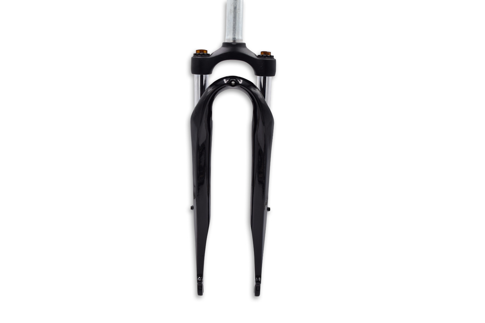 28″ 700C Threaded Suspension Fork 1 1/8 x 145mm Gloss Black