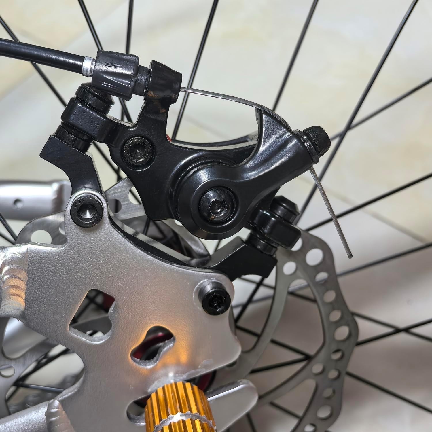 Mechanical Disc Brake Kit for Bicycles – 2 x 160mm Rotors, Easy Installation