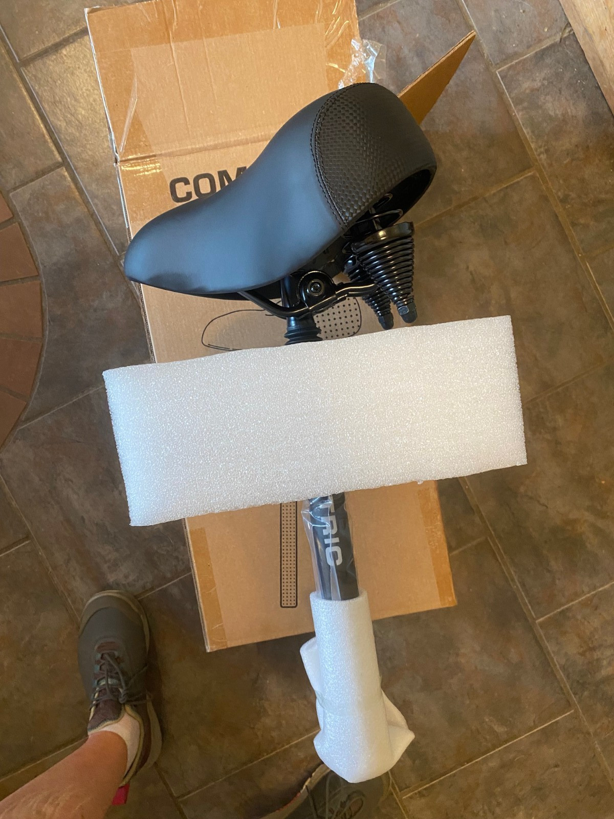 Lectric Step-Thru Comfort Package eBike Seat, never used