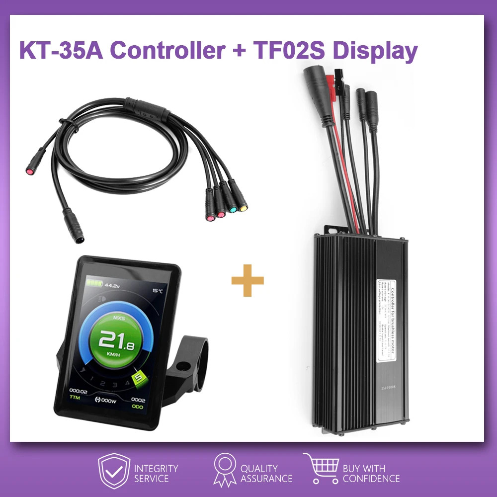 36V48V52V E-Bike Sine Wave Controller 35A for 1000W 1500W Brushless Motor