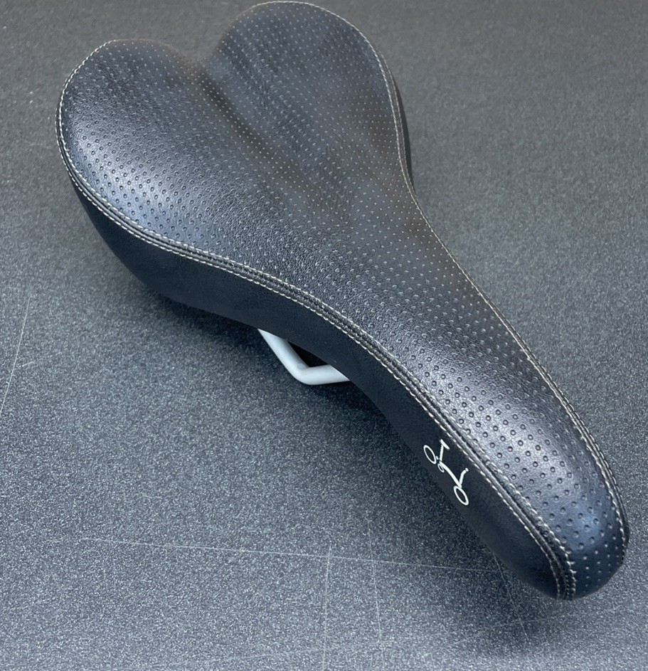 Brompton Original Hollow Cro-Mo Saddle Black Bike Bicycle Seat 11” X 6” Used
