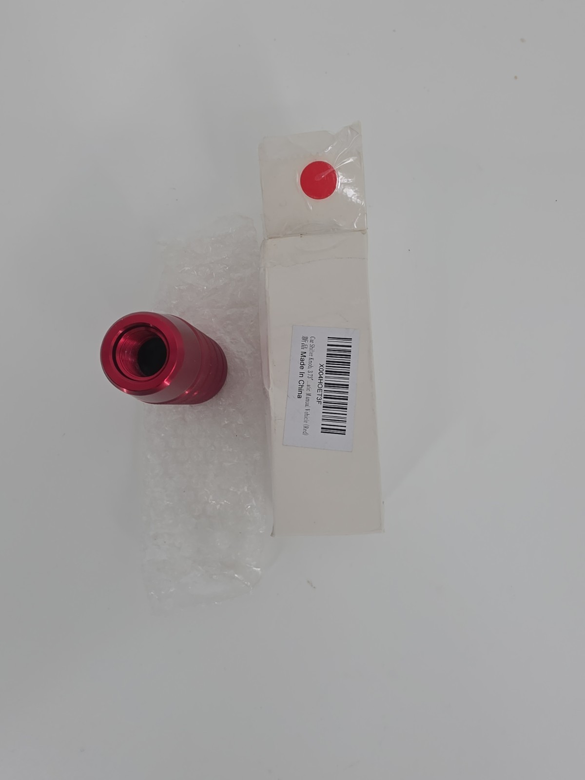 Weighted Shift Knob 9CM Aluminum Alloy Car Gear Stick Shifter Lever Handle Red