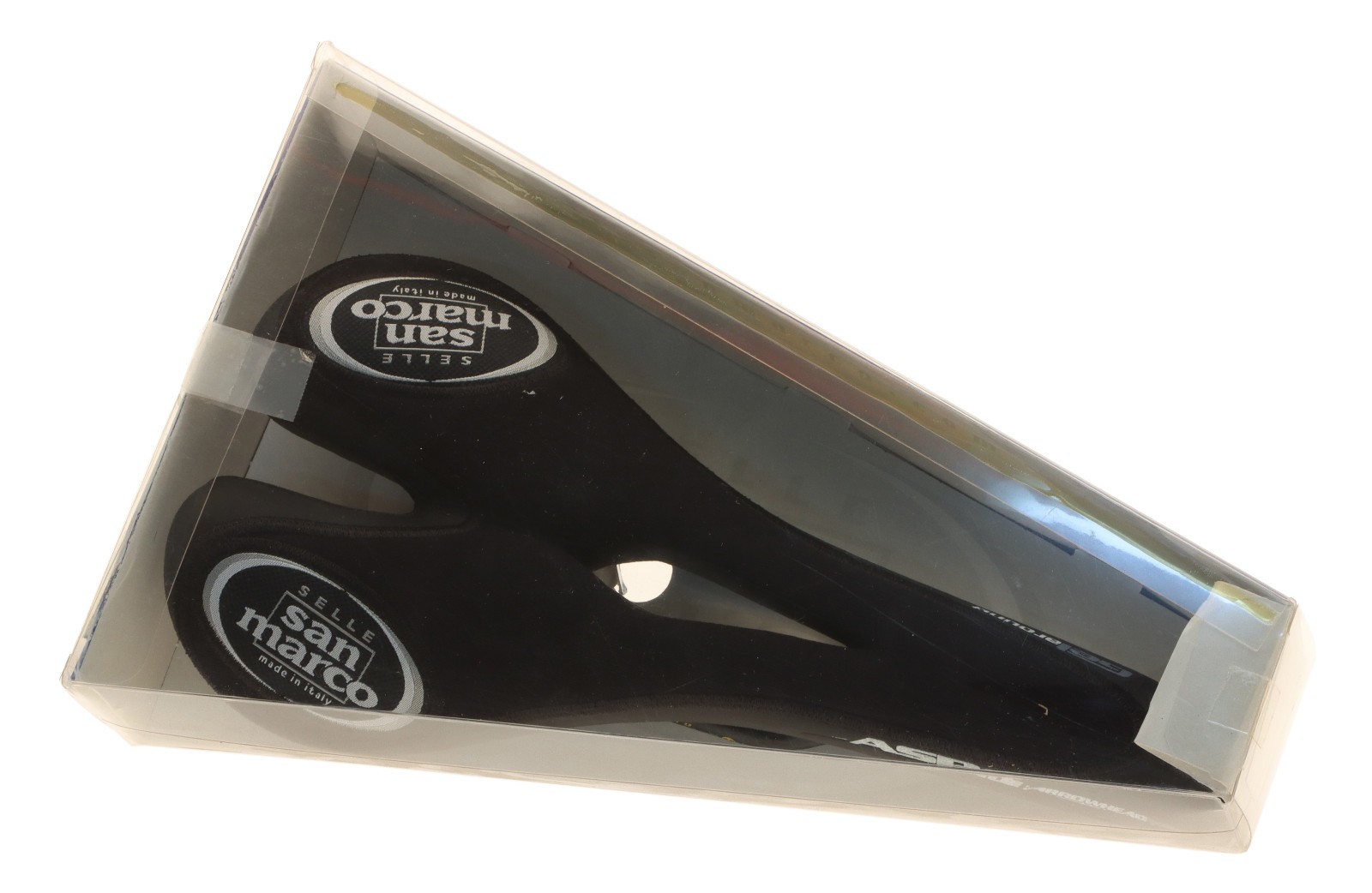 Selle San Marco Aspide Arrowhead Gel Saddle Chromoly Rails Black NIB NOS NEW