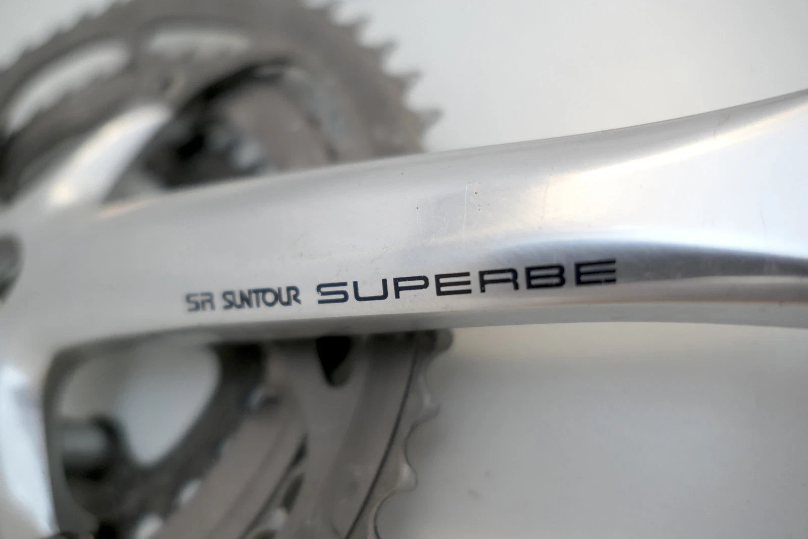 Vintage Japanese SR Suntour Superbe Triple Crankset 170mm 52/42/30 Chainrings