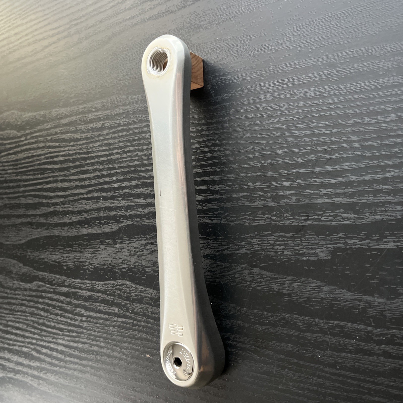 1985 Specialized Flag Forged Triple Crank Arms 175mm 110/74 with Dust Caps Nice!