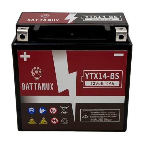 Battery & Motorcycle Battery, Sealed SLA/AGM 12V14Ah YTX14-BS