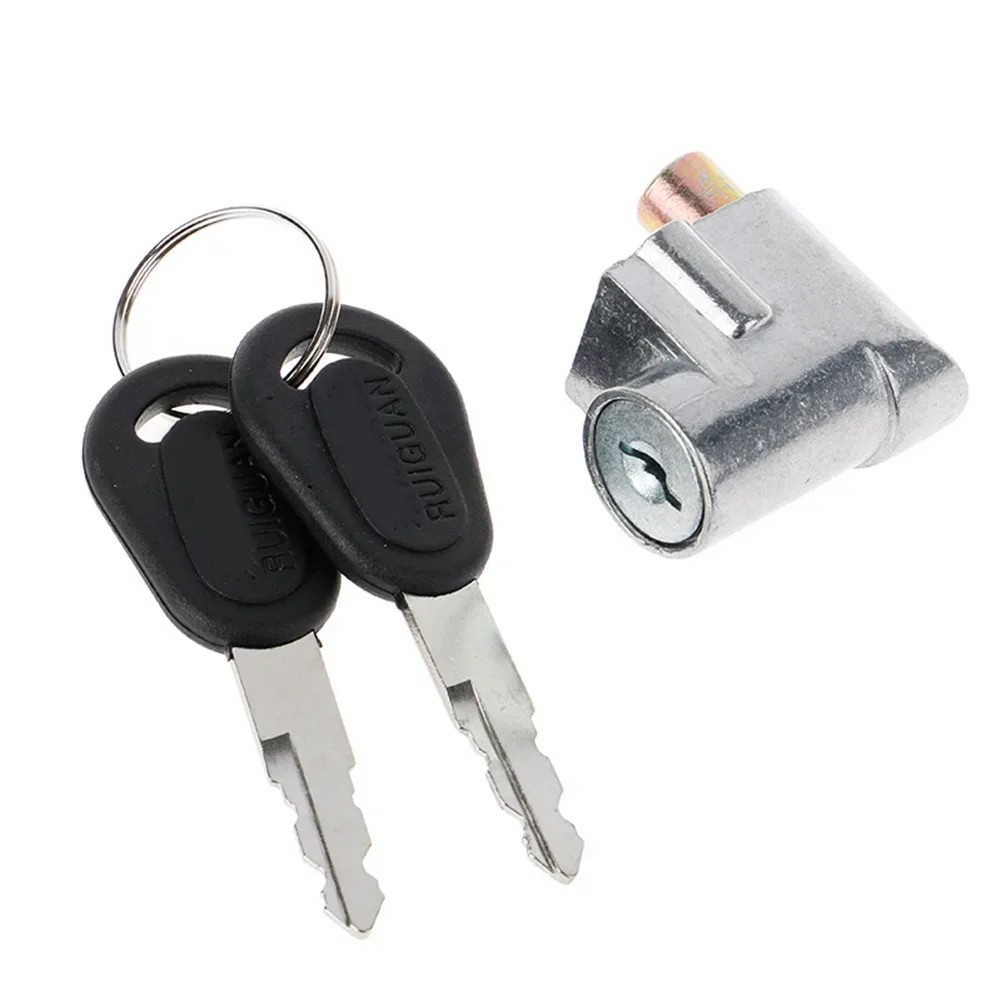 Universal Safety Lock for E-Bike Battery with Two Keys – Compact and Efficient