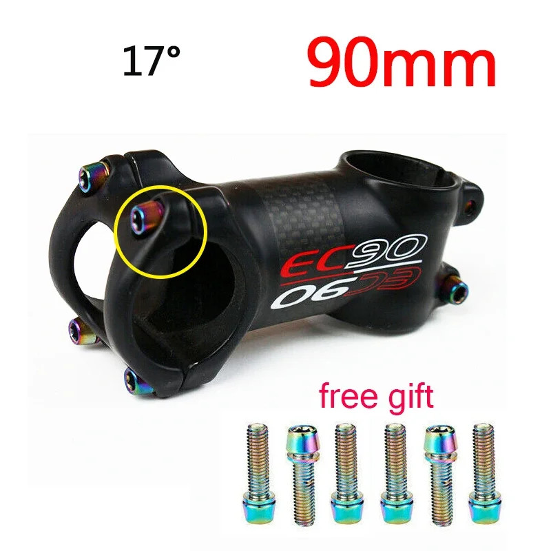31.8mm Mountain Bike Handlebar Stem 6/17degrees 60-120mm Cycling Accesorios