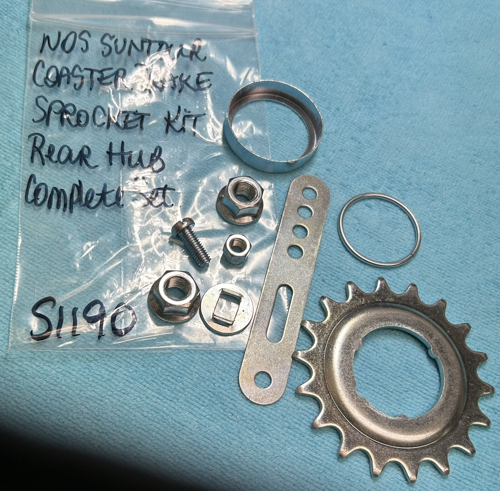NOS SUNTOUR COASTER BRAKE SPROCKET KIT REAR HUB COMPLETE SET