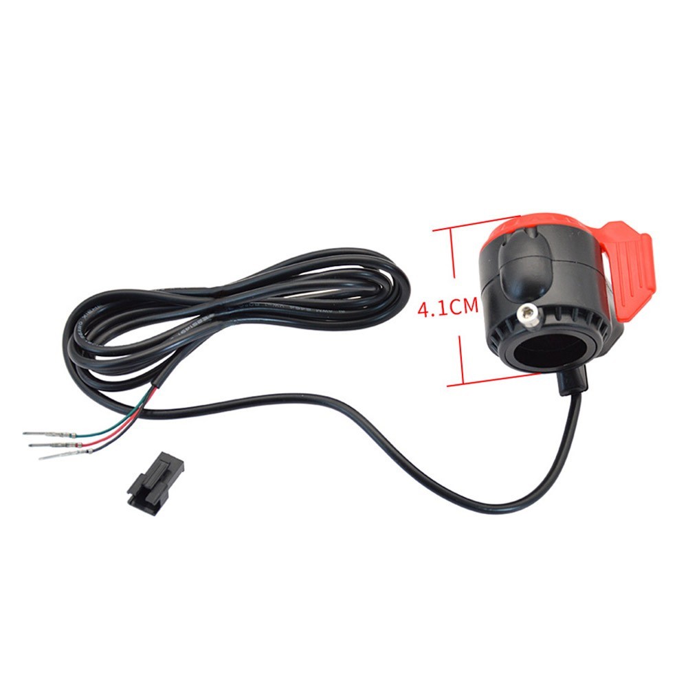 Left&Right Scooter Accessory Black Thumb Throttle Part Flame Retardant