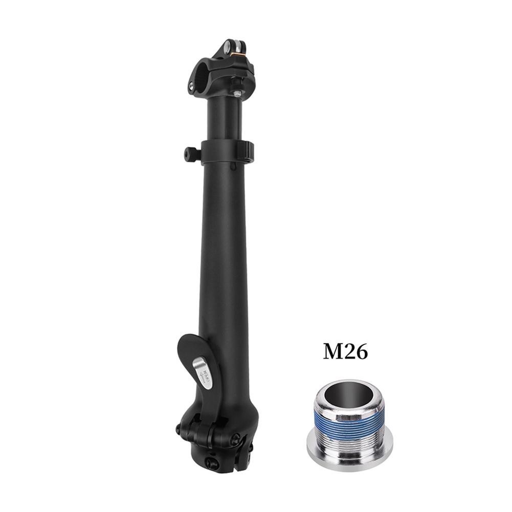 Lightweight 6061 Aluminum Folding Stem Adjustable 303-460mm for 28.6mm Fork Use
