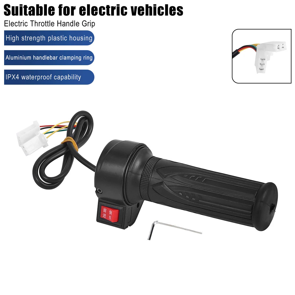 Accelerator Throttle Handle Grip Electric Bike Scooter Bicycle Speed Controller