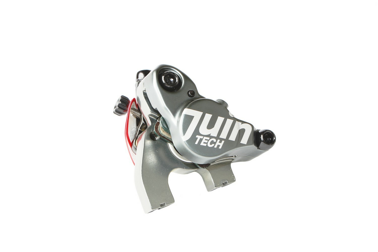 Juin Tech F1 Road Bike Hydraulic Disc Brake Calipers Pair Flat Mount Gray