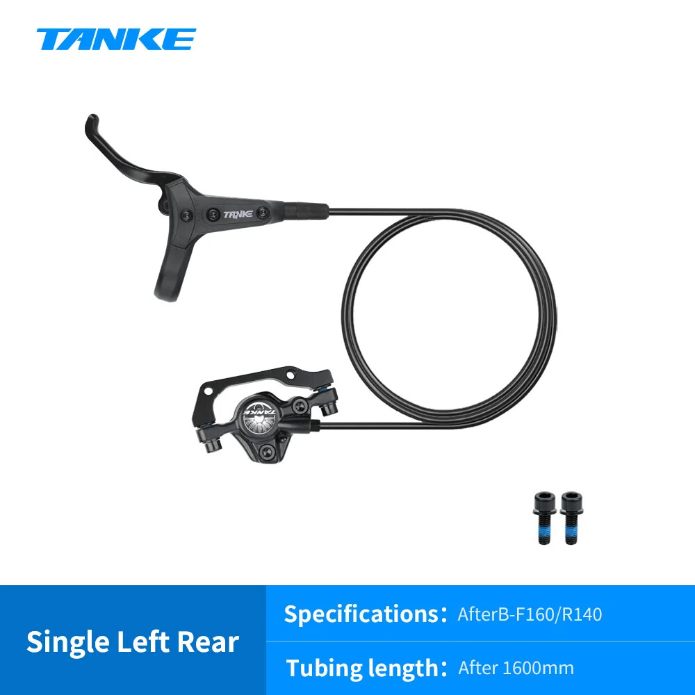 MTB 2 Piston Hydraulic Disc Brake XC Trail Calipers Metal Pad Oil Pressure Brake