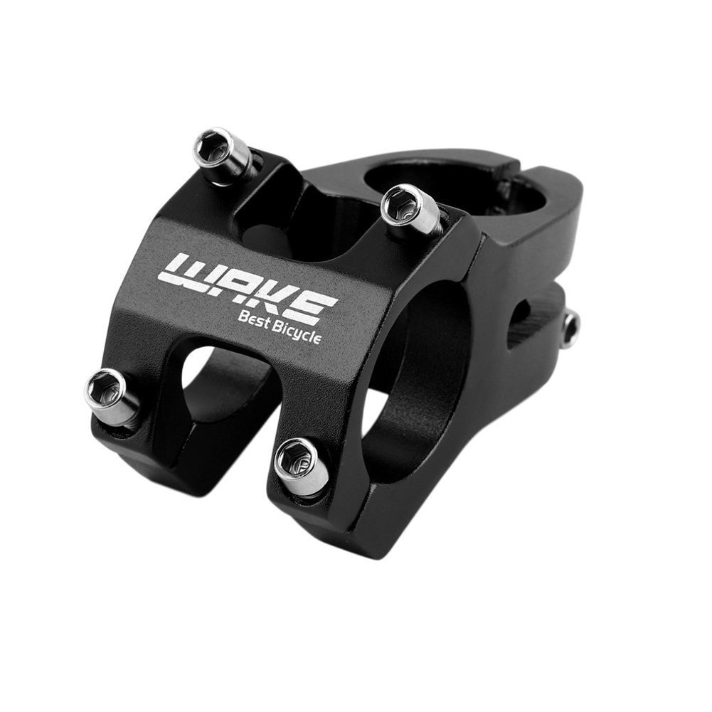 Mountain Bicycle Stem 31.8 x 45mm Short Handlebar Riser Component Part Black