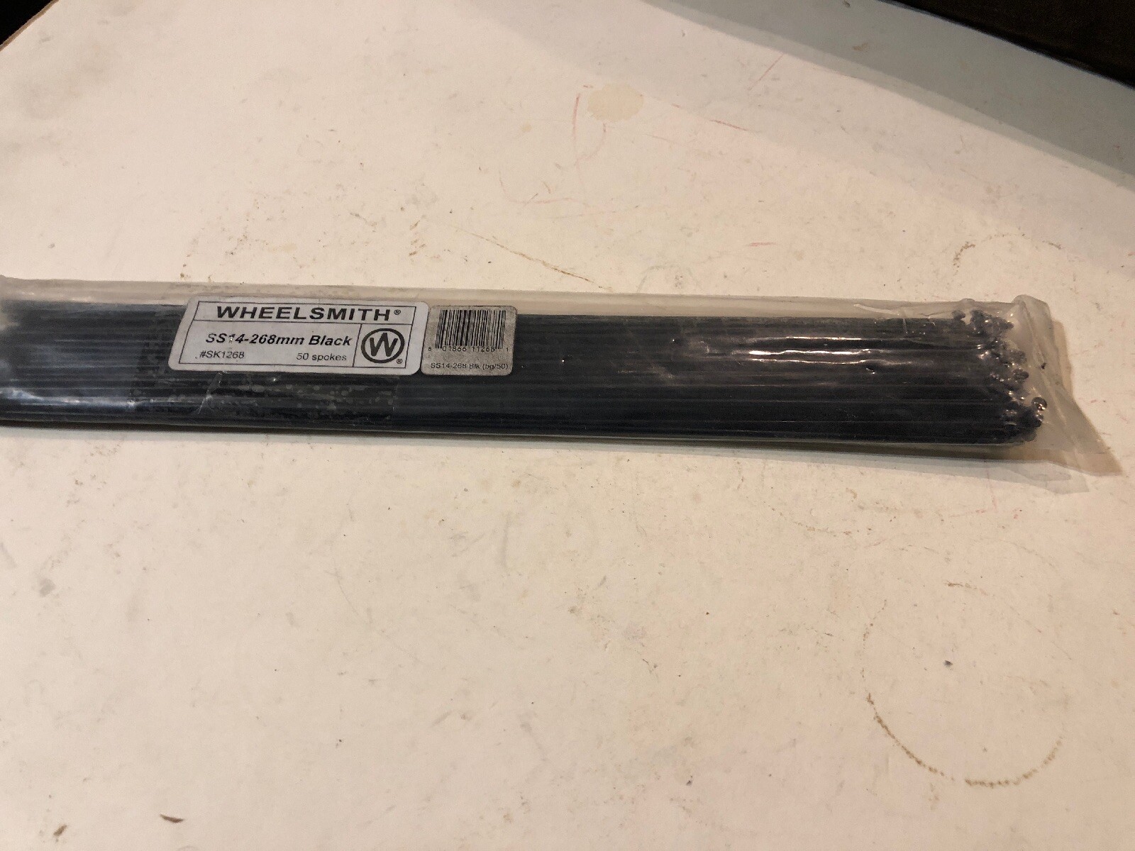 Wheelsmith SS 14-268 mm Black Spokes