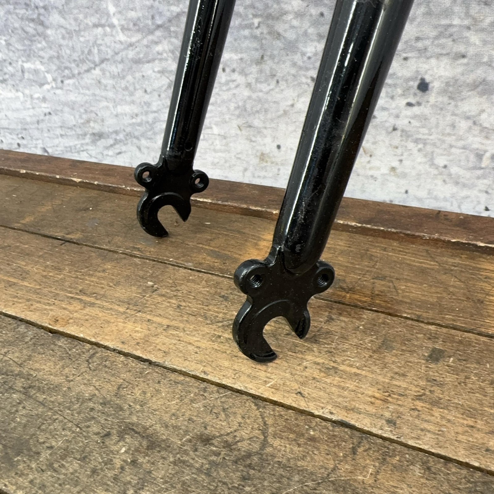 Vintage 26in Rigid Bike Fork 1 In Threaded NOS Canti V Brake QR Black Steel MTB
